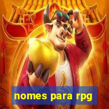 nomes para rpg